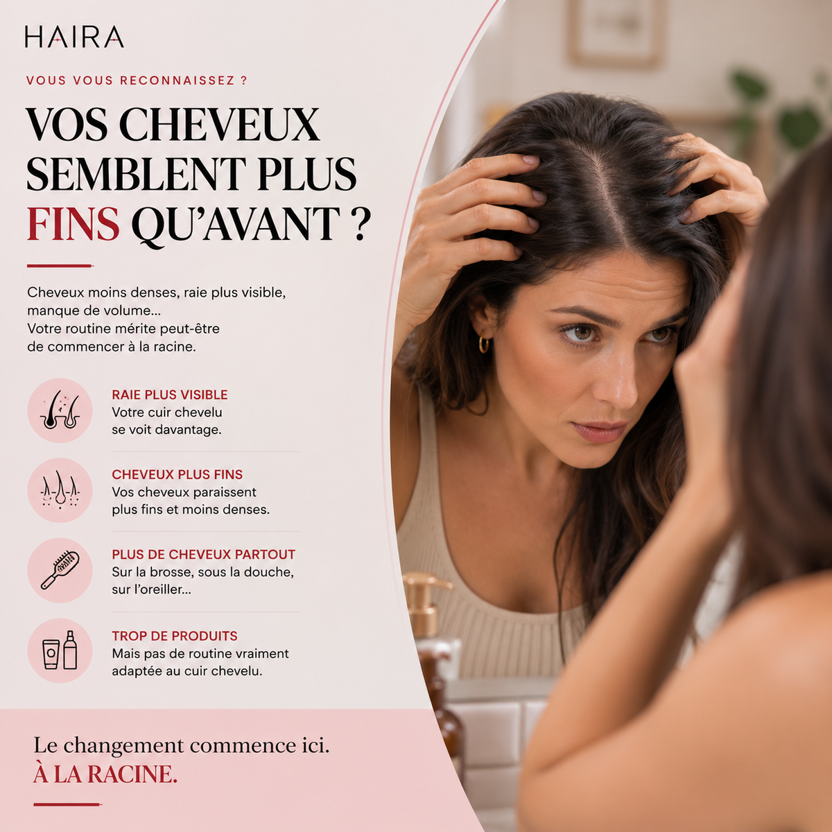 Brosse cuir chevelu HAIRA™