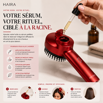 Brosse cuir chevelu HAIRA™